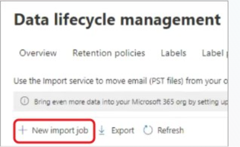 Data lifecycle management